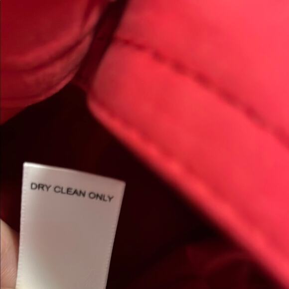 Banana Republic Red Cotton Trench Coat Belted Jacket Lined Women’s Size M NWT - Picture 6 of 10